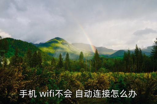 自己wifi不会自动链接wifi,wi-fi怎么连接不上?