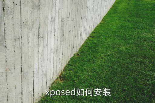  xposed如何安装