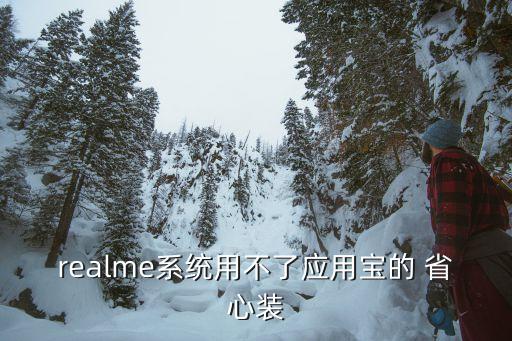 realme系统用不了应用宝的 省心装