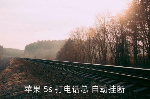 苹果 5s 打电话总 自动挂断