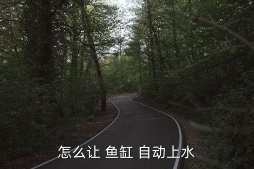 怎么让 鱼缸 自动上水