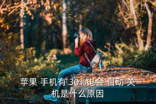 苹果 手机有 30%电会 自动 关机是什么原因