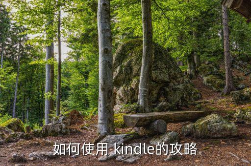 如何使用 kindle的攻略