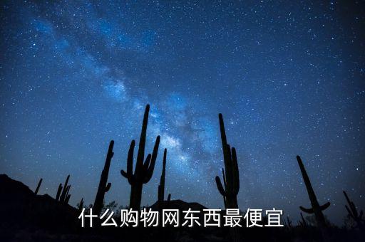 什么购物网东西最便宜