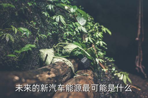 未来的新汽车能源最可能是什么