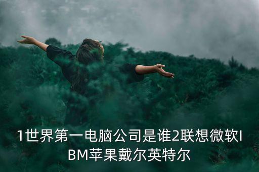 1世界第一电脑公司是谁2联想微软ibm苹果戴尔英特尔