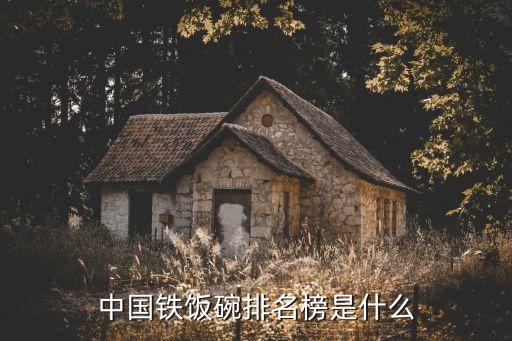 中国铁饭碗排名榜是什么