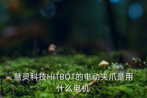 慧灵科技hitbot的电动夹爪是用什么电机