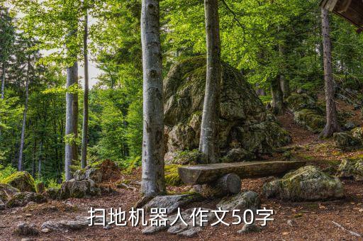 扫地机器人作文50字