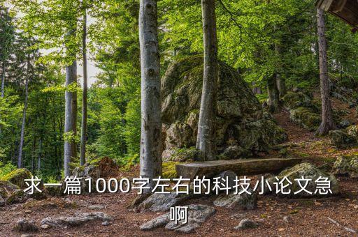 求一篇1000字左右的科技小论文急啊