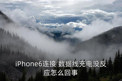 iphone6连接 数据线充电没反应怎么回事