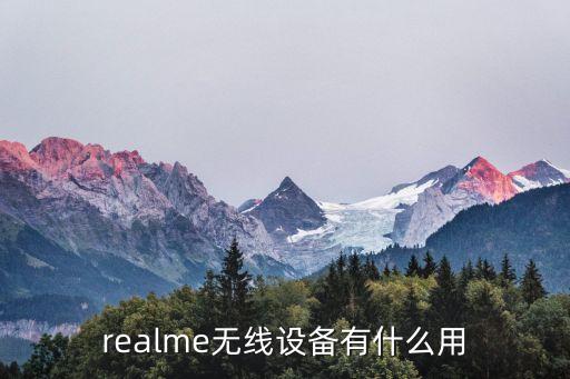 realme无线设备有什么用