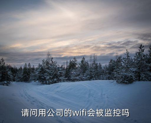 请问用公司的wifi会被监控吗