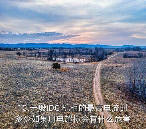 10.一般idc 机柜的最高电流时多少如果用电超标会有什么危害