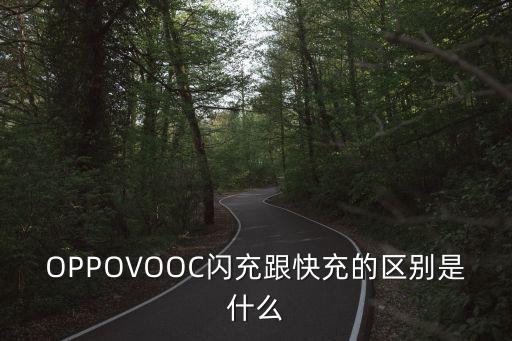 oppovooc闪充跟快充的区别是什么