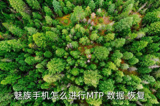 魅族手机怎么进行mtp 数据 恢复