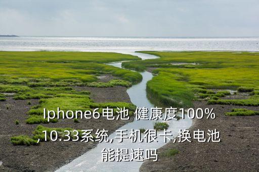 iphone6电池 健康度100%,10.33系统,手机很卡,换电池能提速吗