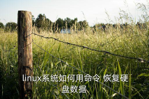  linux系统如何用命令 恢复硬盘数据