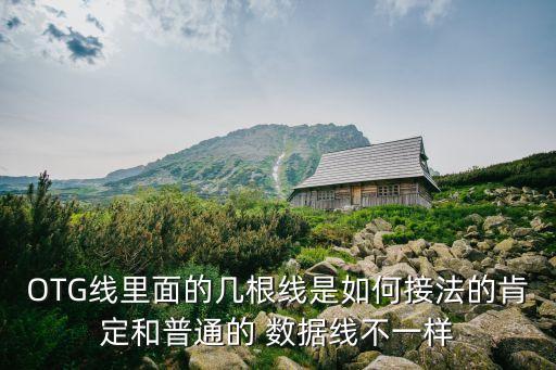 otg线里面的几根线是如何接法的肯定和普通的 数据线不一样