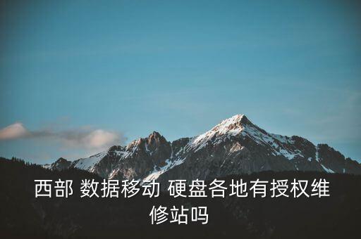  西部 数据移动 硬盘各地有授权维修站吗