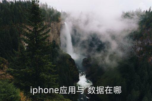 iphone应用与 数据在哪