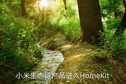 小米生态链产品进入homekit