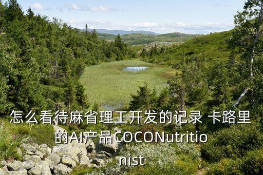 怎么看待麻省理工开发的记录 卡路里的ai产品coconutritionist