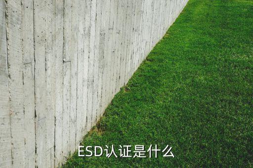 esd认证是什么