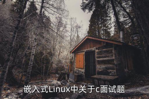 嵌入式linux中关于c面试题