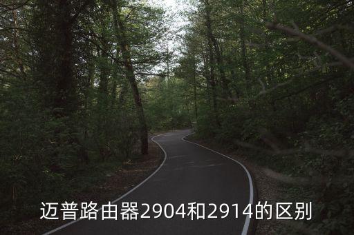 迈普路由器2904和2914的区别