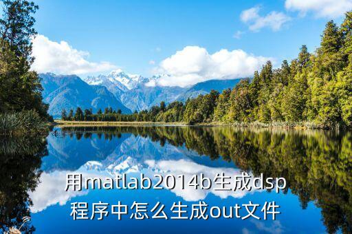 用matlab2014b生成dsp程序中怎么生成out文件