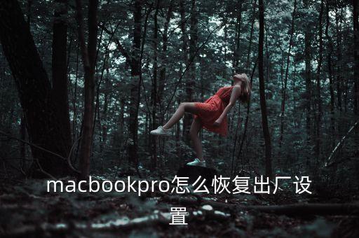 macbookpro怎么恢复出厂设置