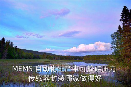 mems 自动化生产中可控硅压力 传感器封装哪家做得好