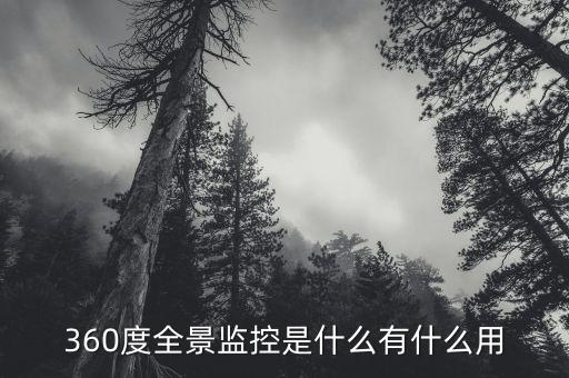 360度全景监控是什么有什么用