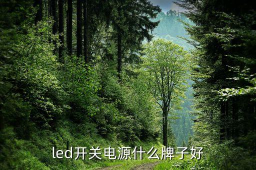 led开关电源什么牌子好