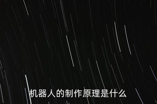 机器人的制作原理是什么