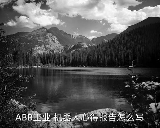 abb工业 机器人心得报告怎么写