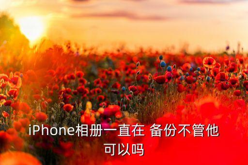 iphone相册一直在 备份不管他可以吗