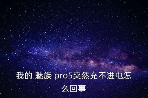 我的 魅族 pro5突然充不进电怎么回事