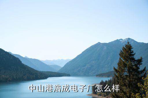 中山港浩成电子厂怎么样