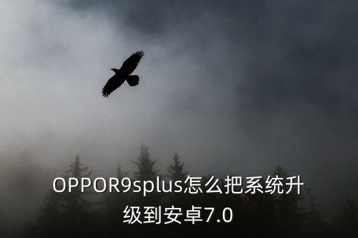 oppor9splus怎么把系统升级到安卓7.0