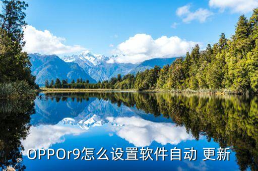 oppor9怎么设置软件自动 更新