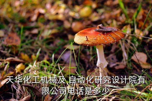 天华化工机械及 自动化研究设计院有限公司电话是多少