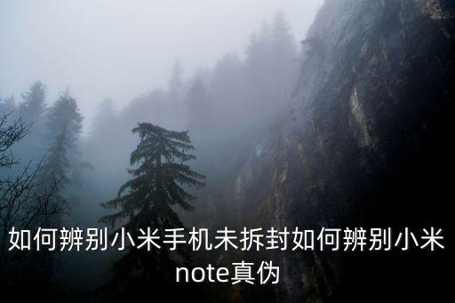 小米note数据线真假鉴别,怎么查红米not真假?