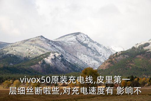 vivox50原装充电线,皮里第一层细丝断啦些,对充电速度有 影响不