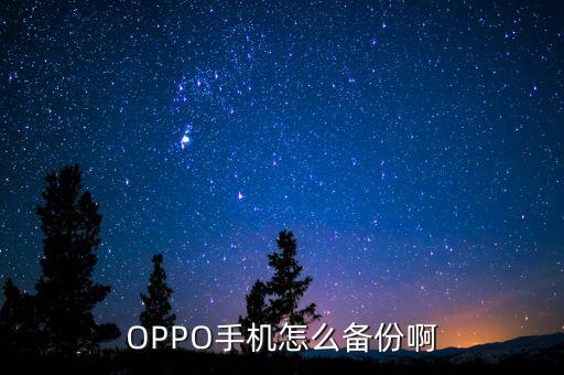 oppo手机怎么备份啊