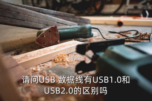 请问usb 数据线有usb1.0和usb2.0的区别吗