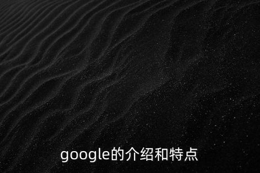 google的介绍和特点