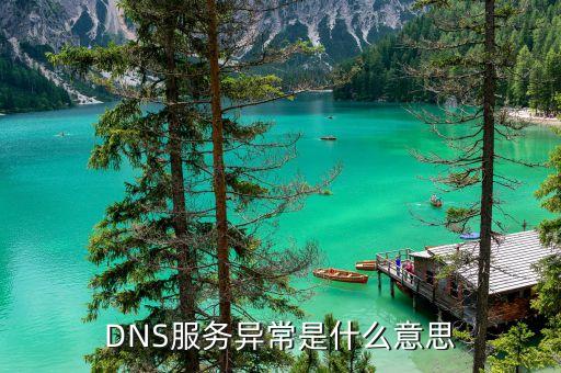 dns服务异常是什么意思