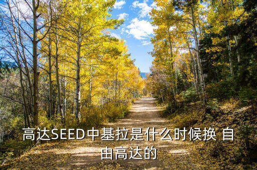 高达seed中基拉是什么时候换 自由高达的